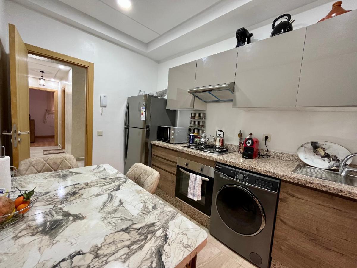 Bel Appartement A Marrakech En Residence Avec Piscine - Fibre & Netflix Marraquexe Exterior foto